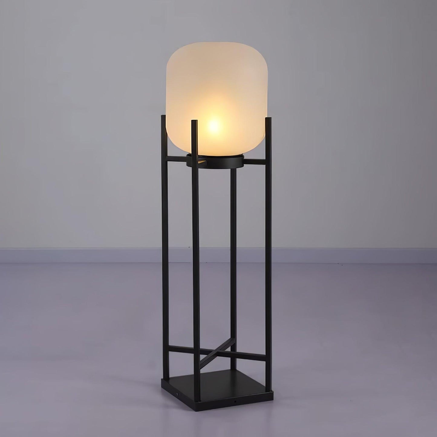 Lampe Extérieure Élégante en Inox et Verre – Éclairage LED Solaire Résistant - Foivo