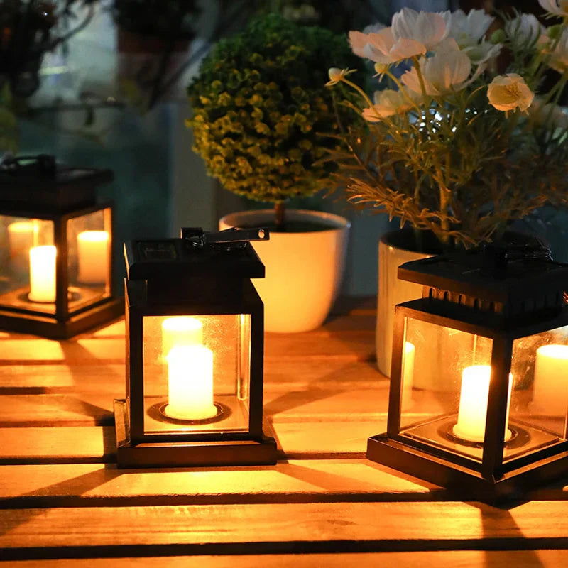 Lanterne LED Solaire d'Extérieur Classique 1