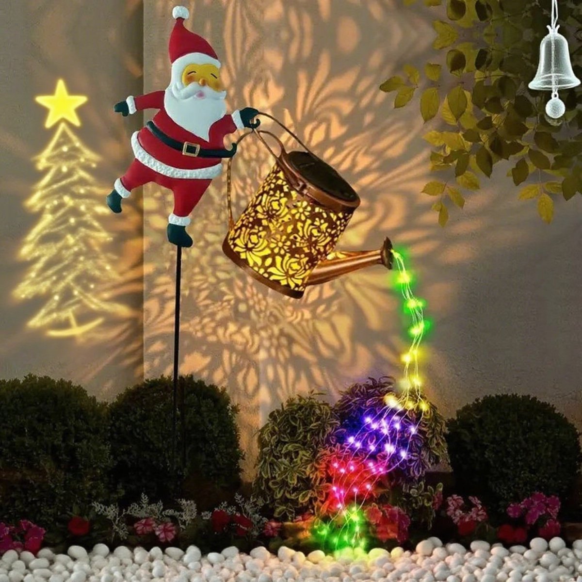 Lanterne Solaire Décorative Jardin Forme Arrosoir - Foivo