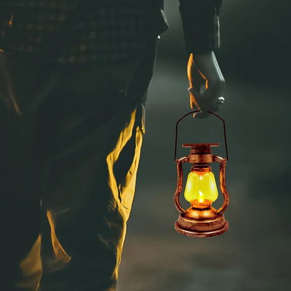 Lanterne Solaire Extérieur Vintage Pour Jardin Et Camping 3