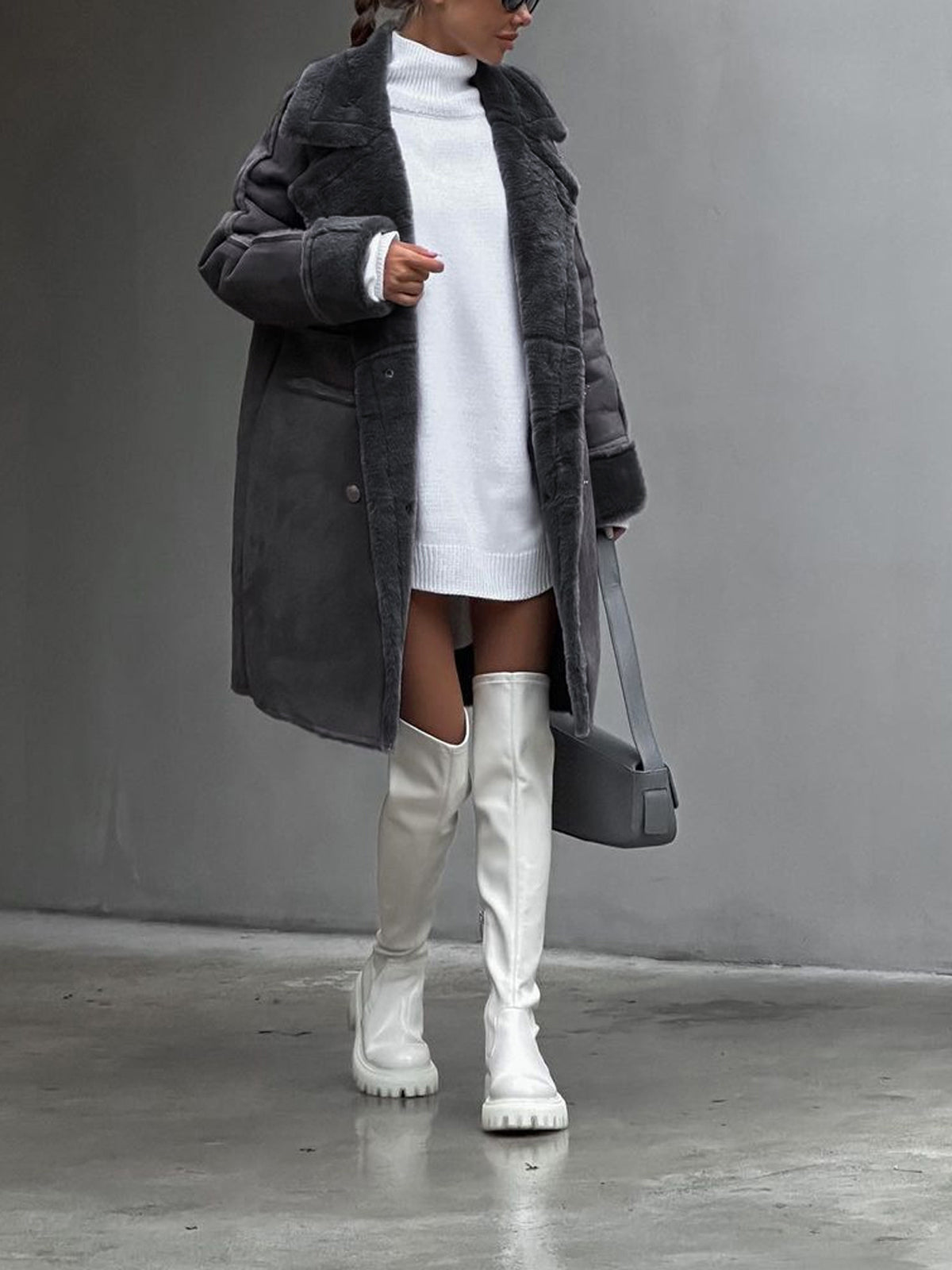 Manteau Femme Élégant Taille Grande Douceur Hivernale - Foivo