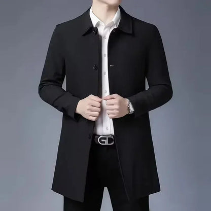 Manteau Homme Classique Élégant Long