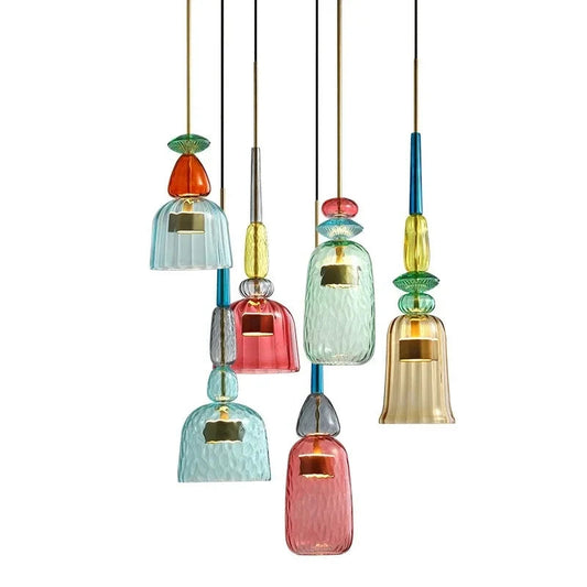 Luminaire Suspendu Coloré et Élégant - BlxckFR