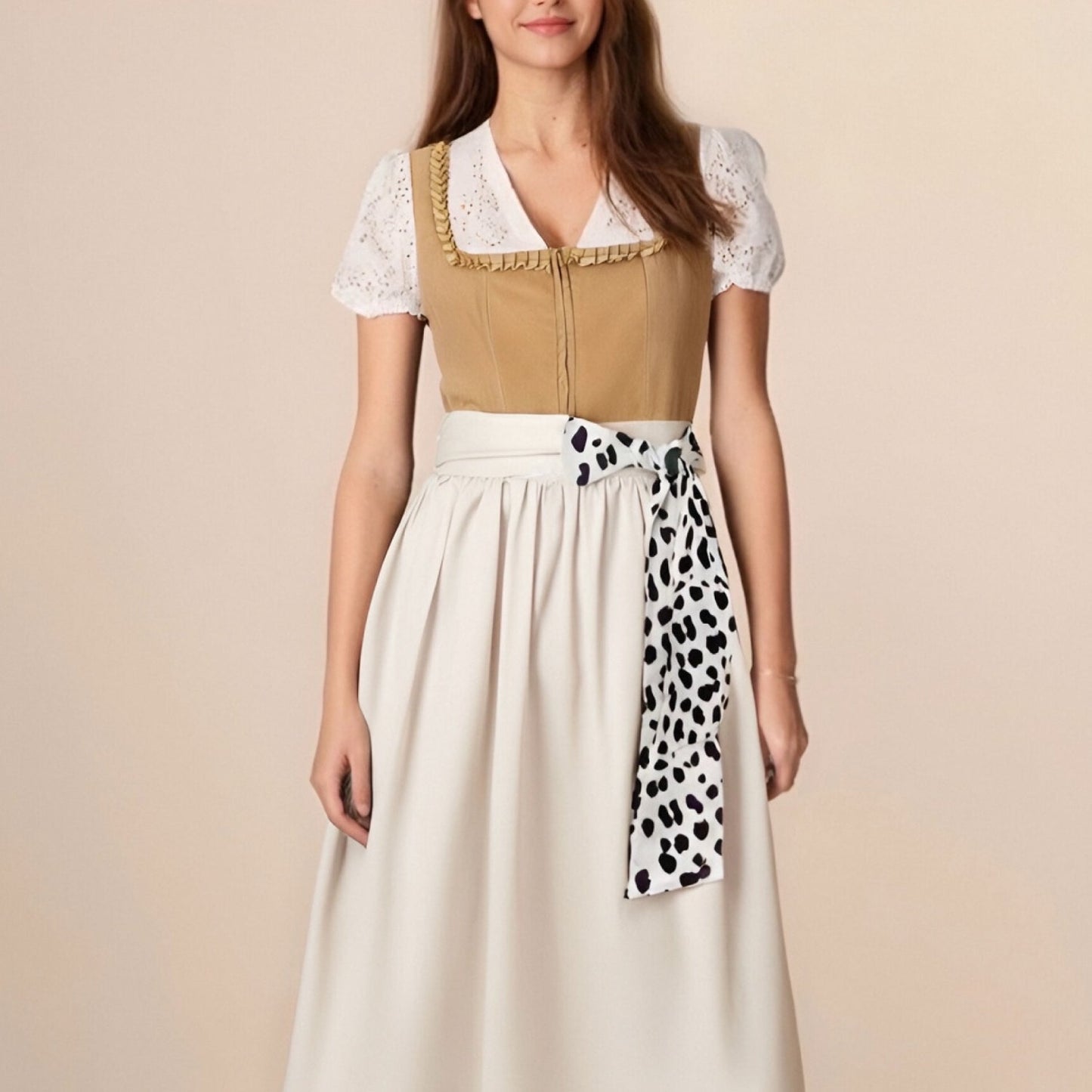 Robe Bavière Léopard Chic pour Fête Allemande - Foivo