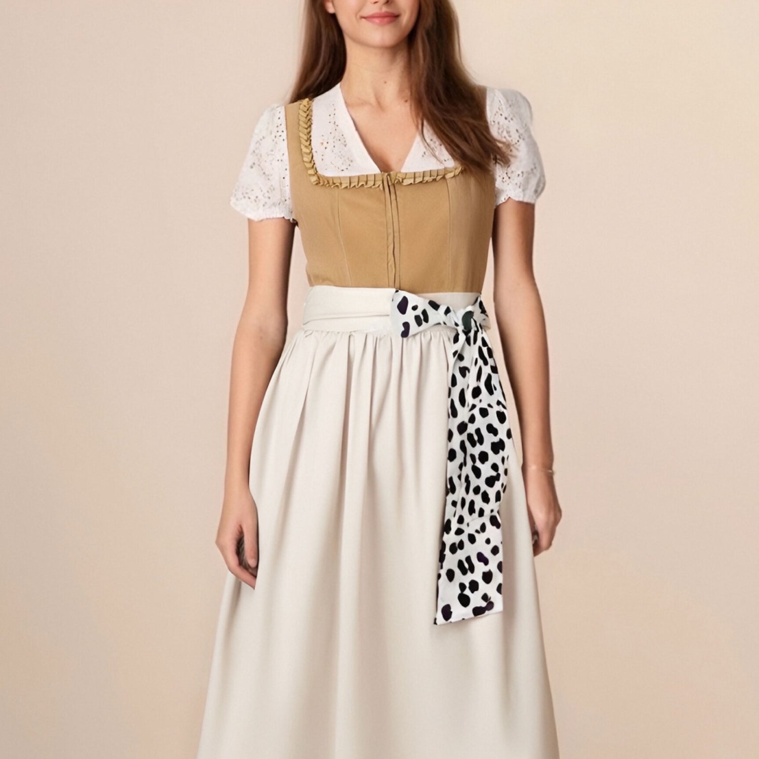 Robe Bavière Léopard Chic pour Fête Allemande - Foivo