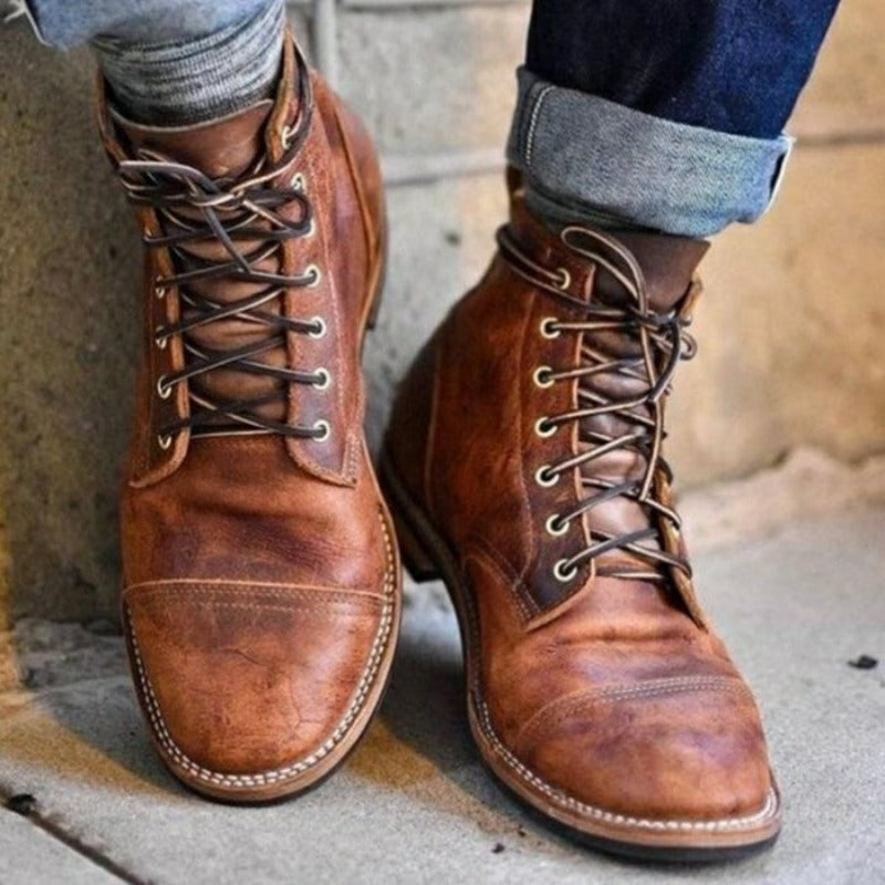 Bottines Cuir Classiques pour Homme