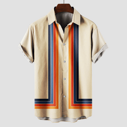 Chemise Été Décontractée à Rayures