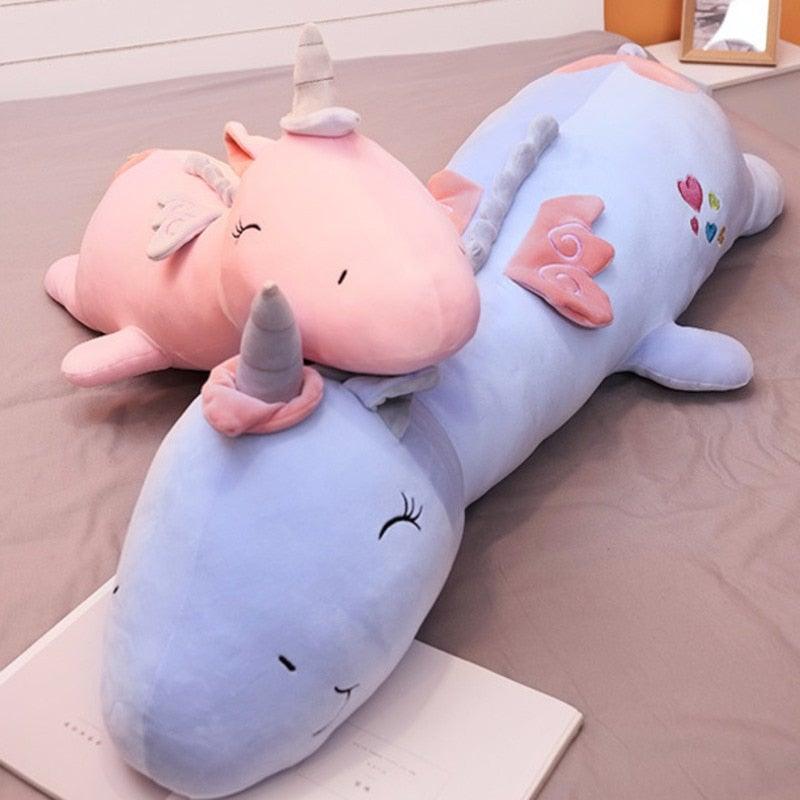 Peluche Licorne Enfant avec LED Lumineuse Douce