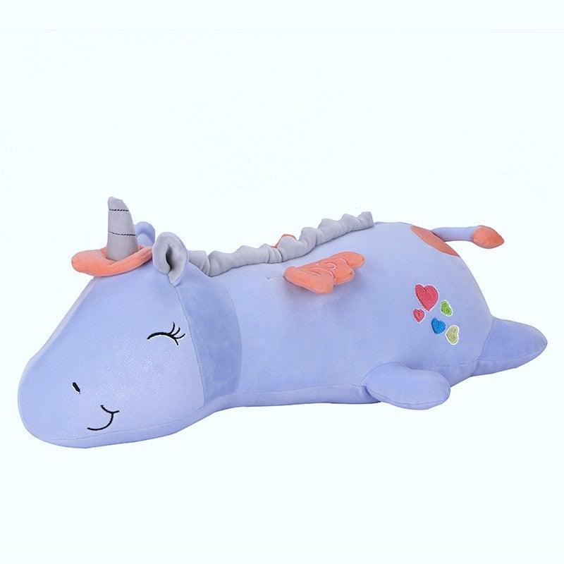 Peluche Licorne Enfant avec LED Lumineuse Douce