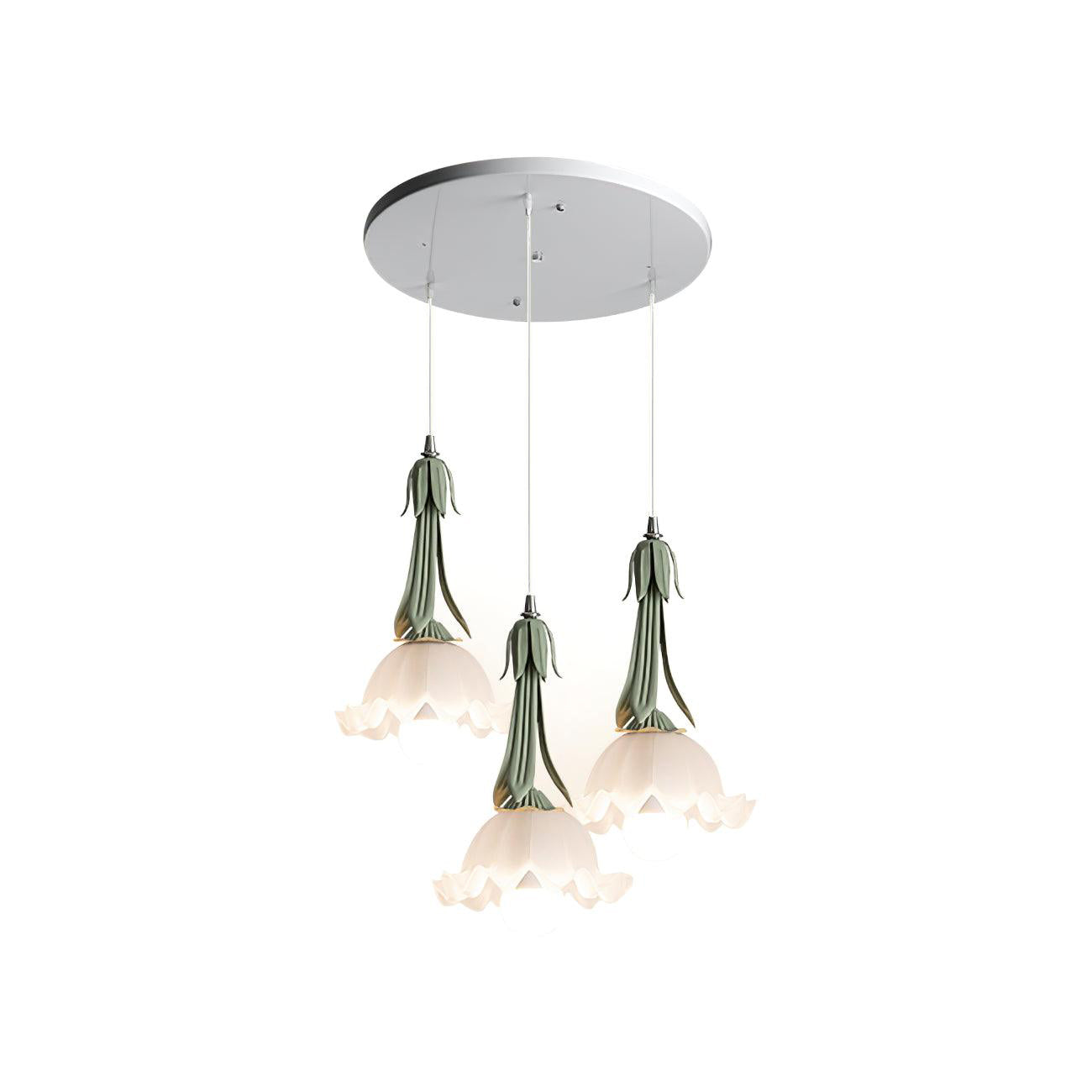 Lampe Suspendue Fleur Délicate, LED Élégant