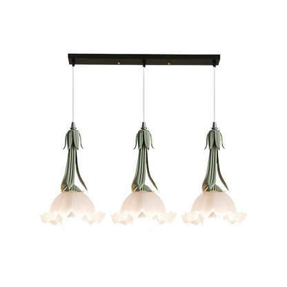 Lampe Suspendue Fleur Délicate, LED Élégant