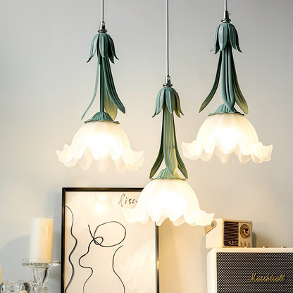 Lampe Suspendue Fleur Délicate, LED Élégant - Foivo