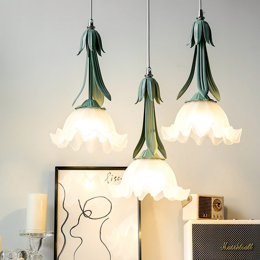 Lampe Suspendue Fleur Délicate, LED Élégant - Foivo