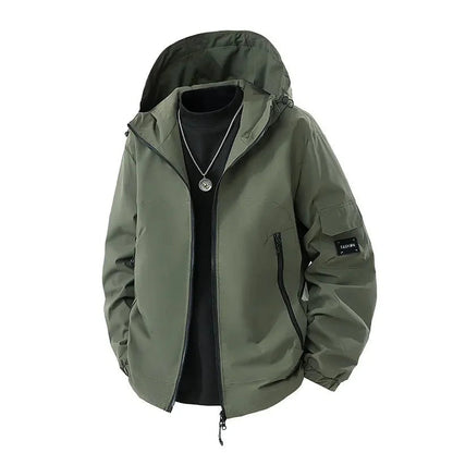 Veste Hiver Homme Isolée Oversize avec Capuchon