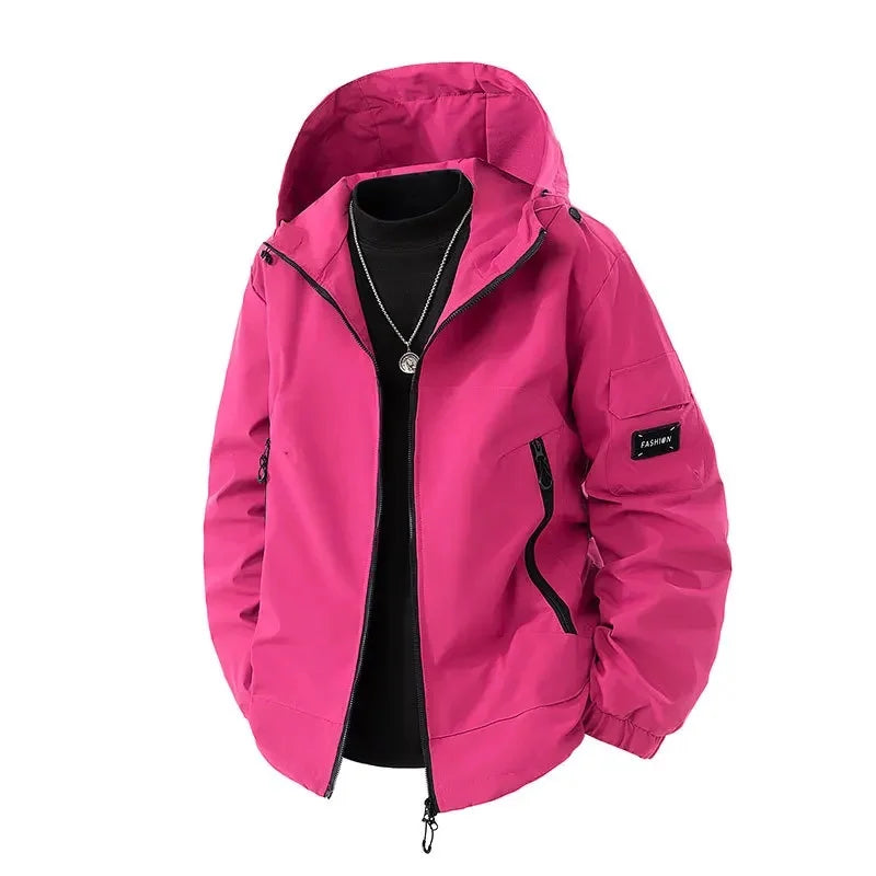 Veste Hiver Homme Isolée Oversize avec Capuchon