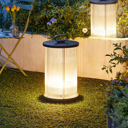 Lampe de Jardin Élégante en Verre Solaire