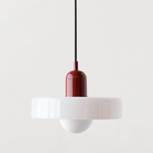Lampe Suspendue Verre Coloré Moderne - Foivo