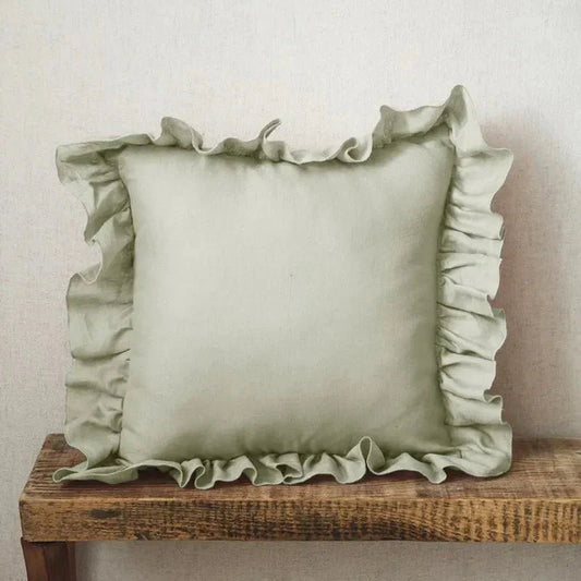 Coussin Décoratif Doux en Lin pour Salon - Foivo