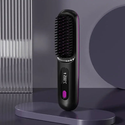 Lisseur Sans Fil Céramique avec Écran LCD et Chargement USB - Foivo