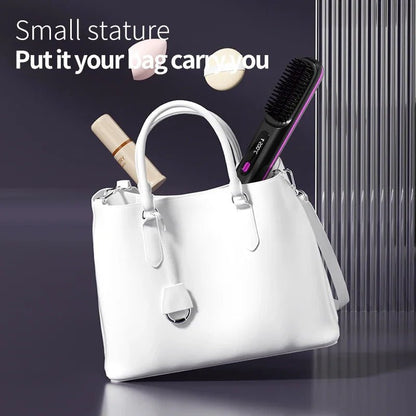 Lisseur Sans Fil Céramique avec Écran LCD et Chargement USB