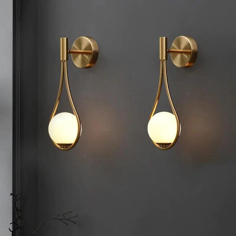 Lampe Murale Moderne en Verre - Décor Intérieur Chic et Élégant
