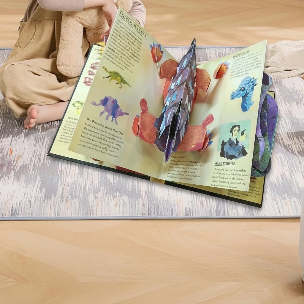 Livre Pop-up 3D Dinosaure Interactif pour Enfants 4