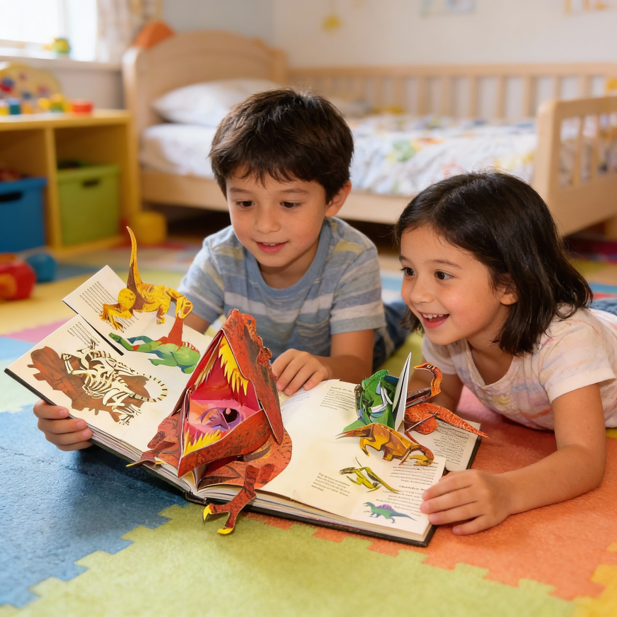 Livre Pop-up 3D Dinosaures Aventure Épique 5