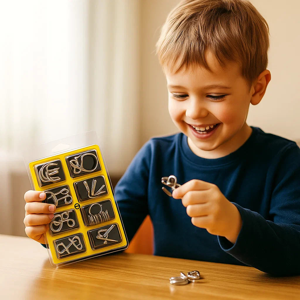 Jeu de Puzzle Métal Éducatif pour Enfants