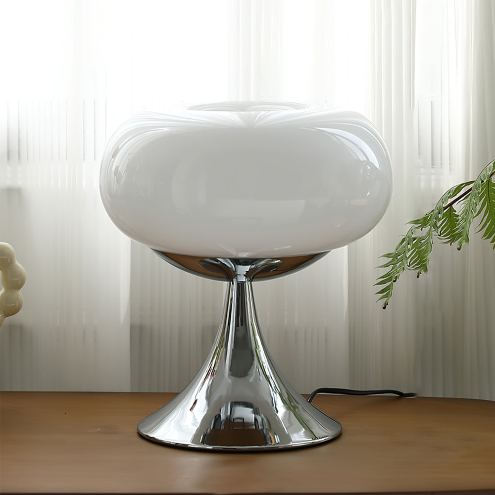 Lampe Moderne Verre Métal LED Élégante