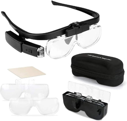 Loupe Frontale Unisexe Multifonctionnelle avec Eclairage LED - Foivo