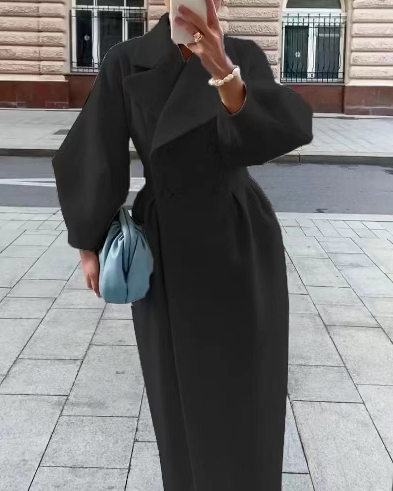 Manteau Femme Hiver Élégant avec Capuchon Oversize