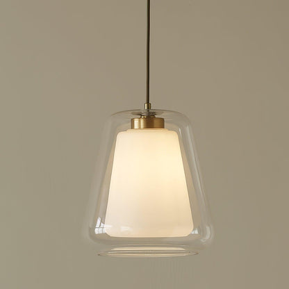 Lampe Suspendue Élégante Verre - Éclairage Moderne LED avec Base Métal