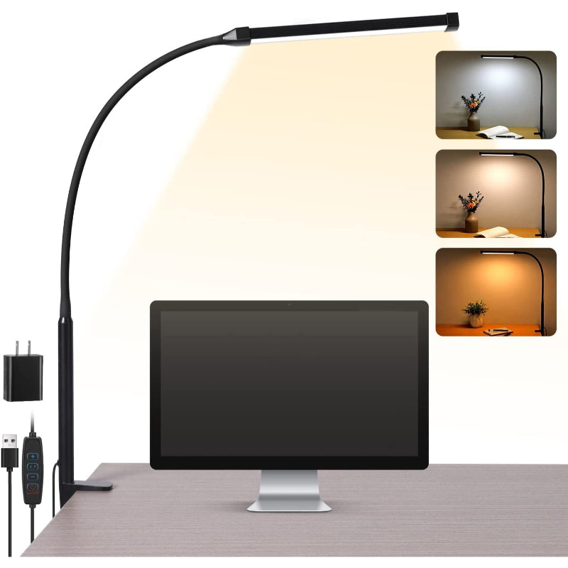 Lampe de Bureau LED Réglable avec Connectique USB - Foivo