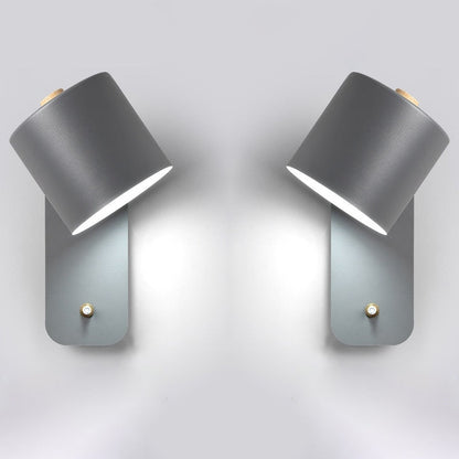 Lampe Murale Élégante en Métal avec Interrupteur Pratique