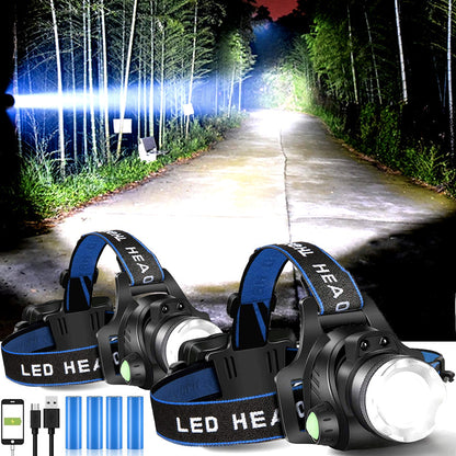 Lampe Frontale LED Étanche pour Activités de Plein Air