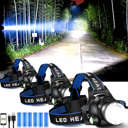 Lampe Frontale LED Étanche pour Activités de Plein Air