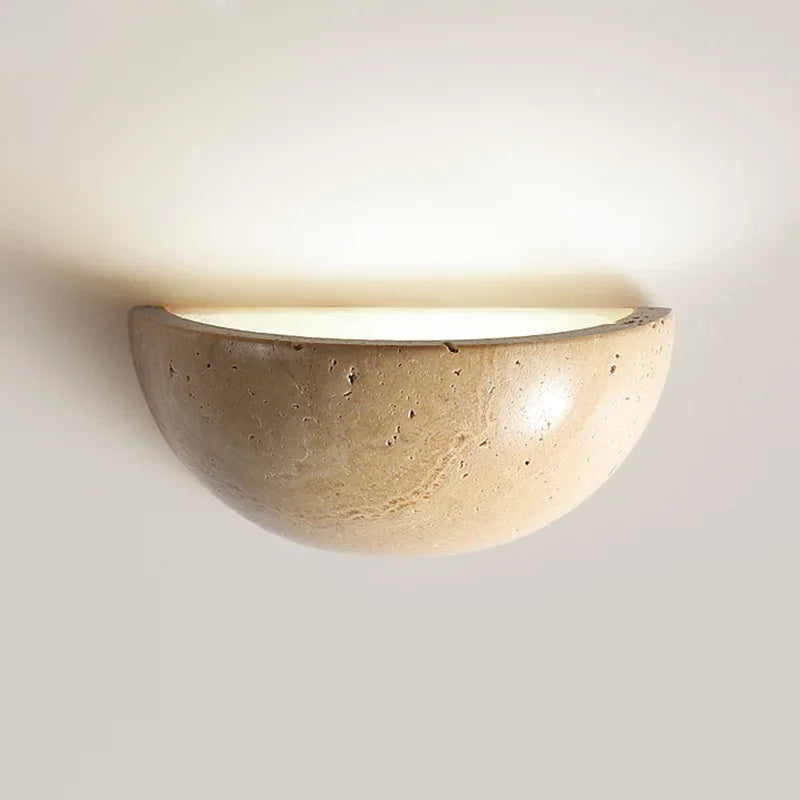 Lampe Murale LED en Pierre Naturelle Élégante - Foivo