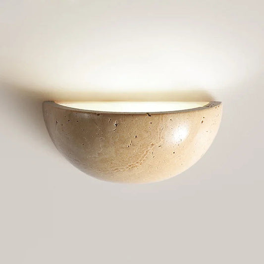 Lampe Murale LED en Pierre Naturelle Élégante - Foivo