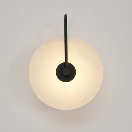 Lampe Murale LED en Pierre | Design Épuré et Éclairage Doux - Foivo