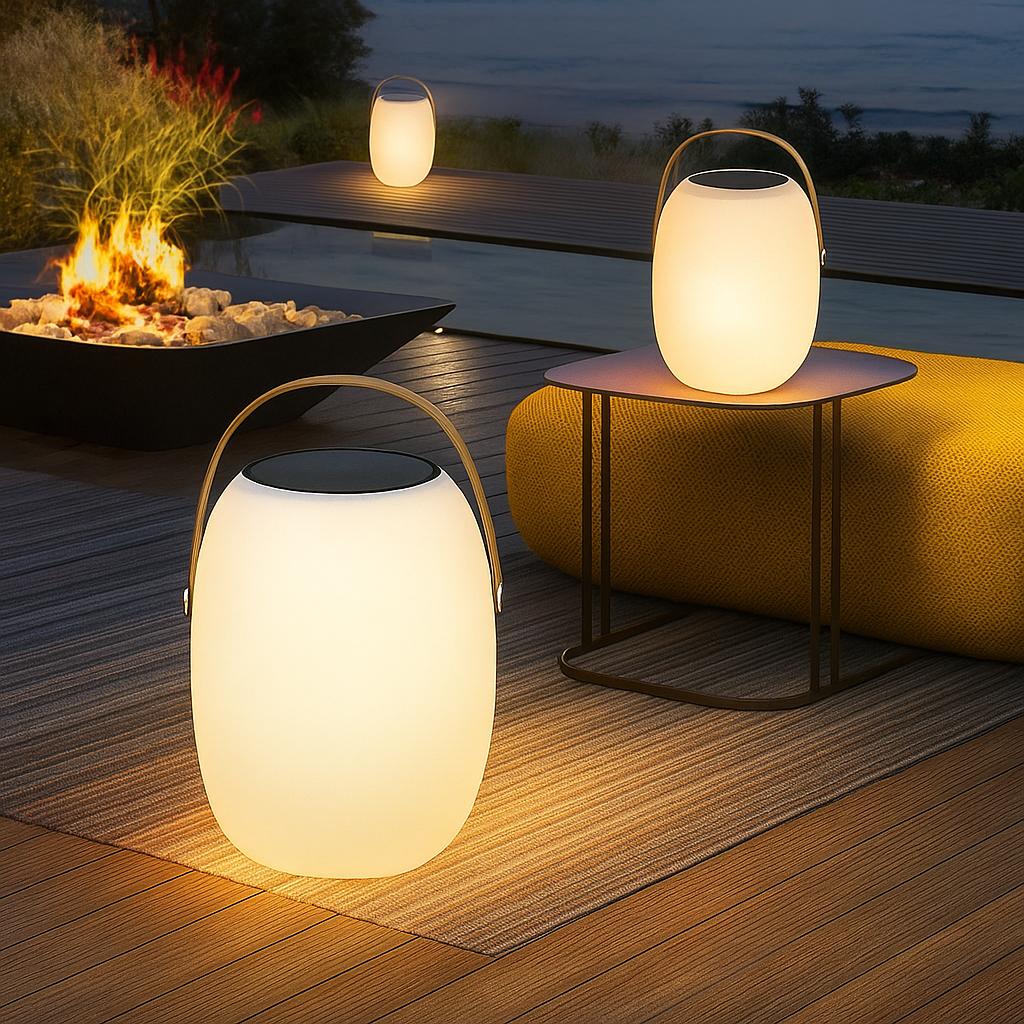 Lampe Solaire Extérieure Design pour Jardin