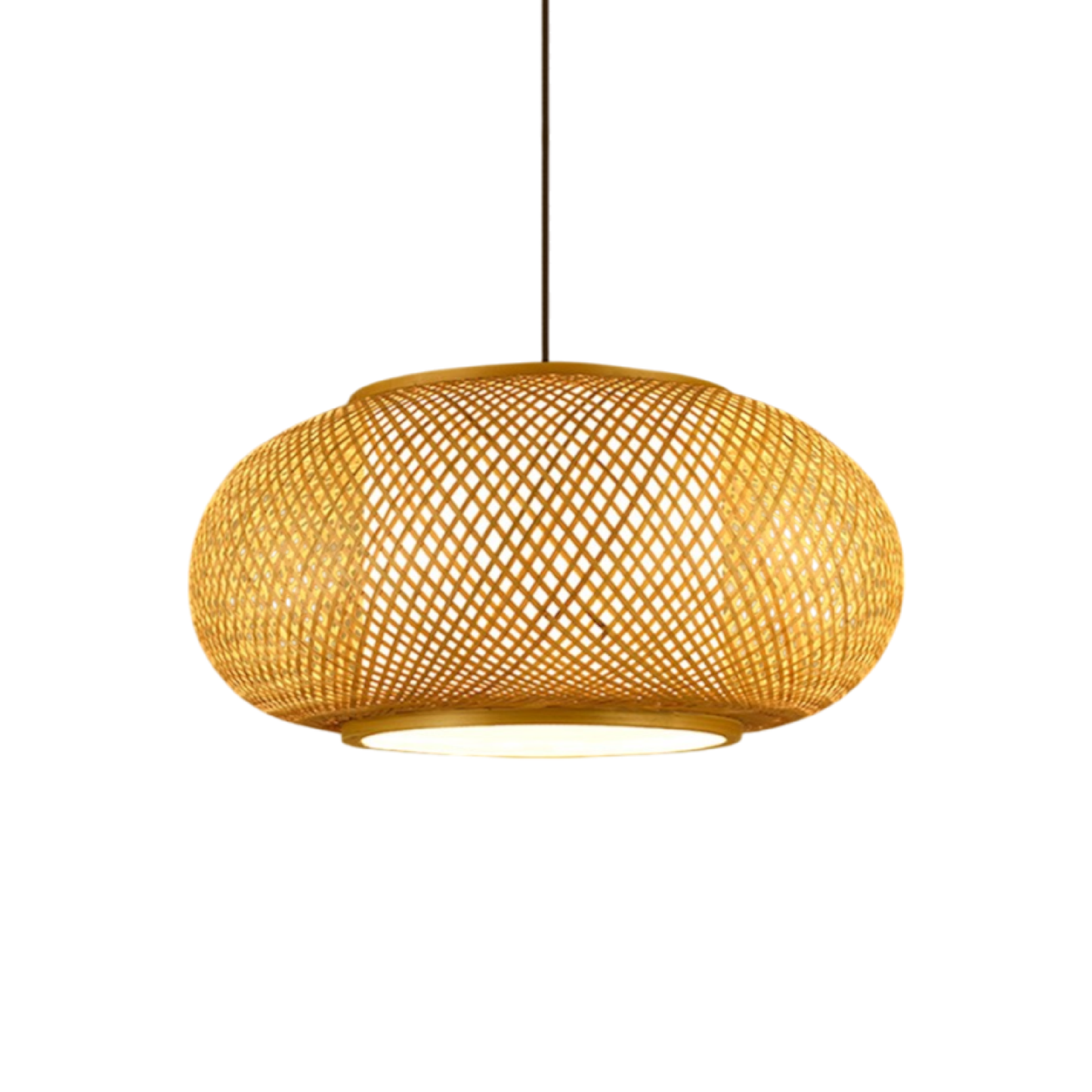 Lampe Suspendue en Bambou Écologique | Éclairage Doux et Chalet de Montagne - Foivo