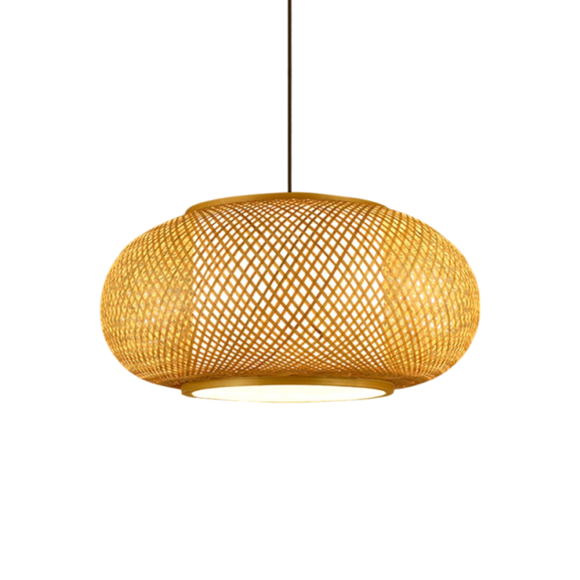 Lampe Suspendue en Bambou Écologique | Éclairage Doux et Chalet de Montagne - Foivo