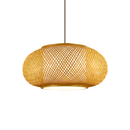 Lampe Suspendue en Bambou Écologique | Éclairage Doux et Chalet de Montagne - Foivo