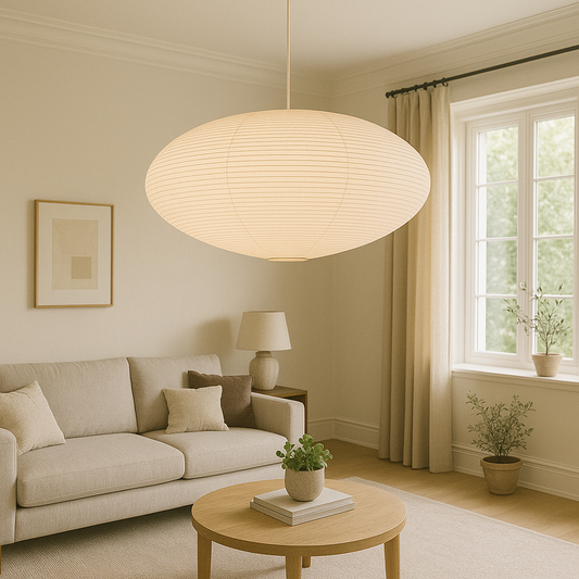 Lampe Suspendue en Papier Chic | Ambiance Douce et Élégante - Foivo
