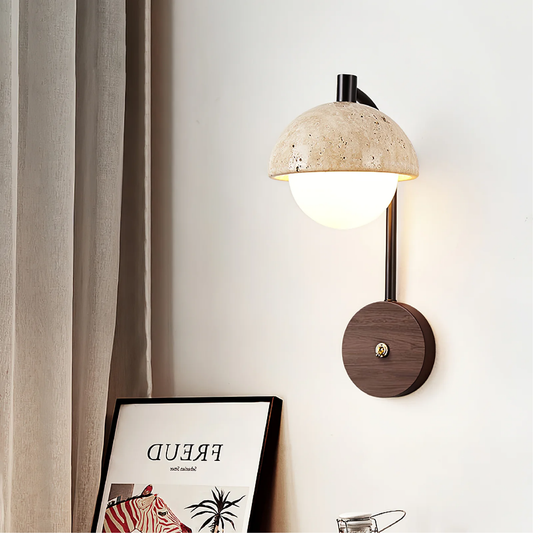 Lampe Murale en Pierre Naturelle Élégante - Foivo