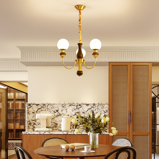 Lustre en Métal Chic et Raffiné pour Intérieur Élégant - Foivo