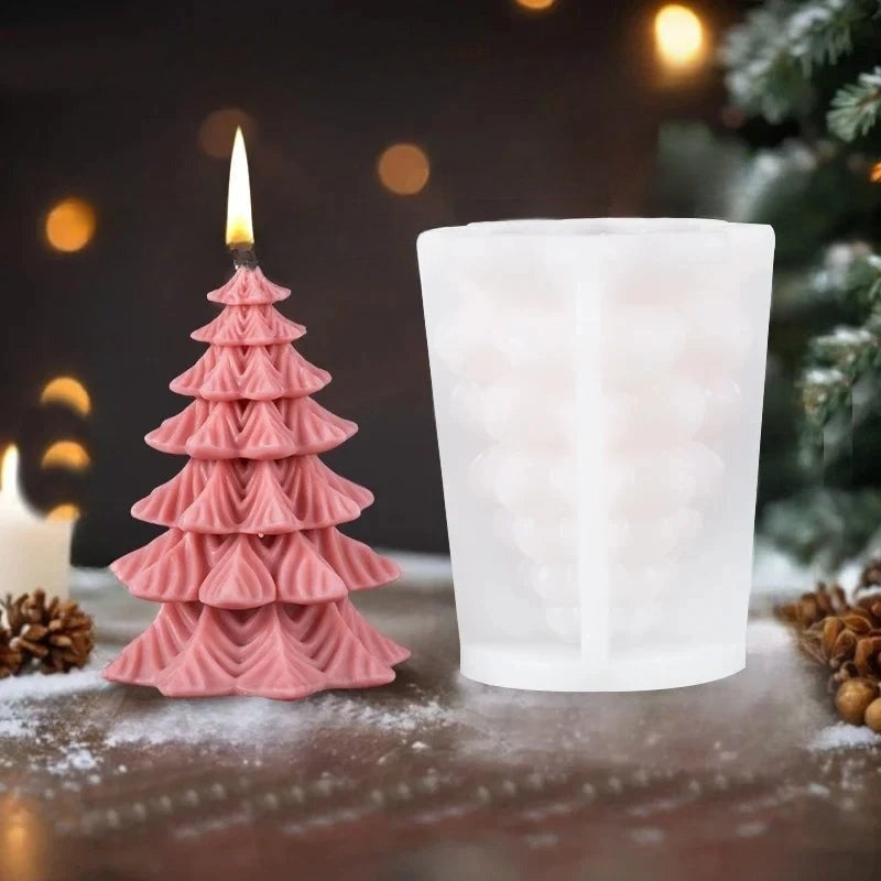 Moule à Bougies Décoratif en Silicone pour Maison