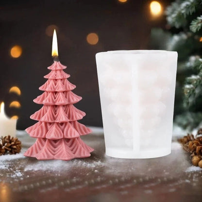 Moule à Bougies Décoratif en Silicone pour Maison