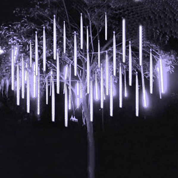 Lumière Pluie Étoilée Étanche pour Décorations Extérieures - Foivo