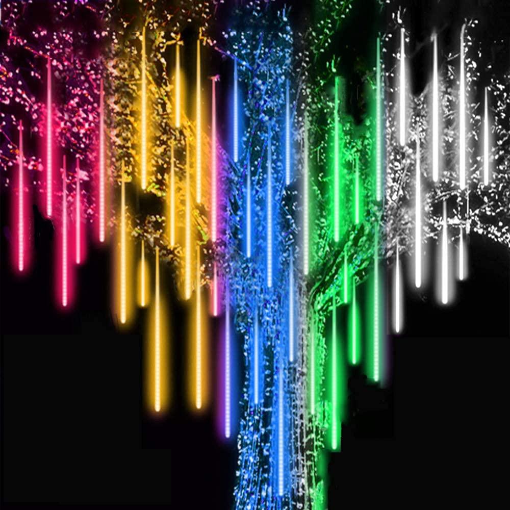 Lumière Pluie Étoilée Étanche pour Décorations Extérieures